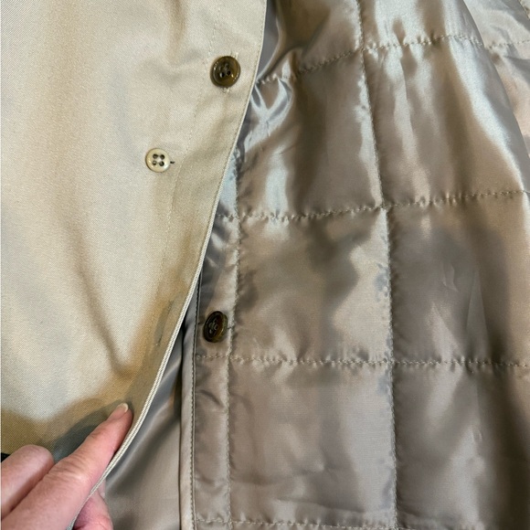 Ralph Lauren Boys Classic Beige Trench Coat Overcoat Size 12 All Weather - Picture 13 of 13